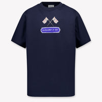 Burberry Enfant Garçons T-shirt Bleu Foncé