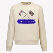Burberry Kinder Jungen Pullover Helles Beige