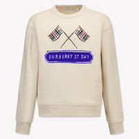 Burberry Enfant Garçons Pull Beige Clair