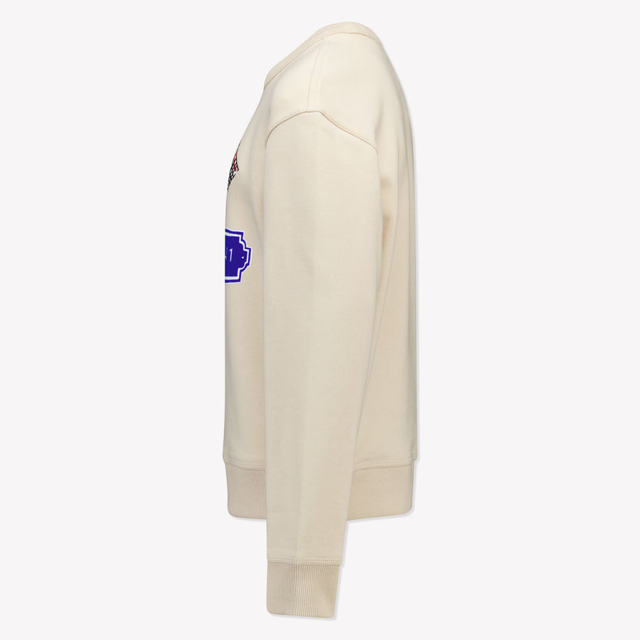 Burberry Enfant Garçons Pull Beige Clair