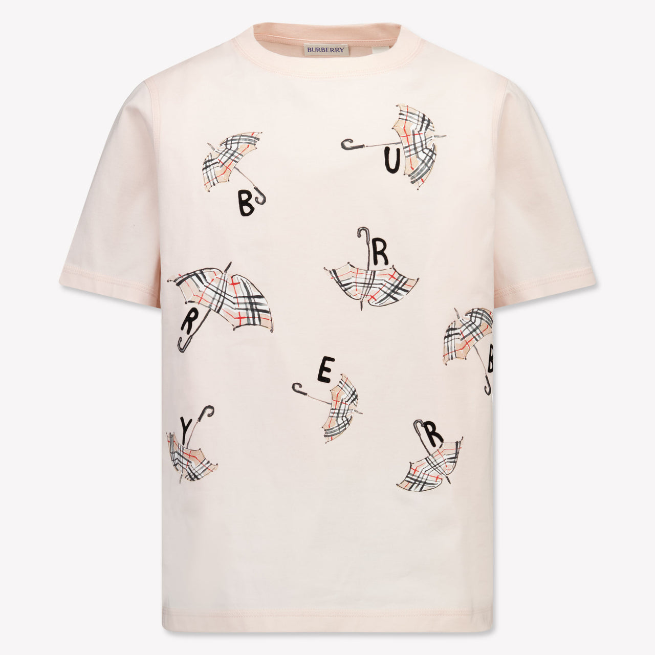 Burberry Enfant Filles T-shirt Rose Léger
