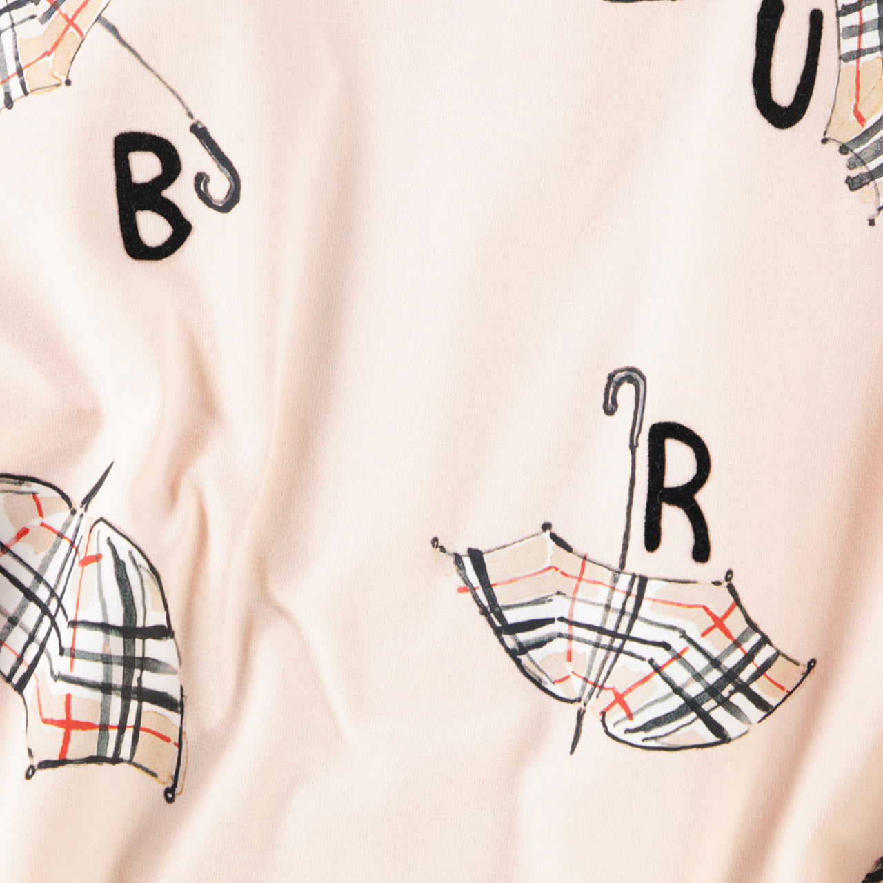 Burberry Enfant Filles T-shirt Rose Léger