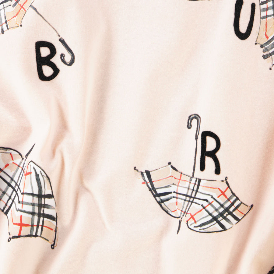 Burberry Enfant Filles T-shirt Rose Léger