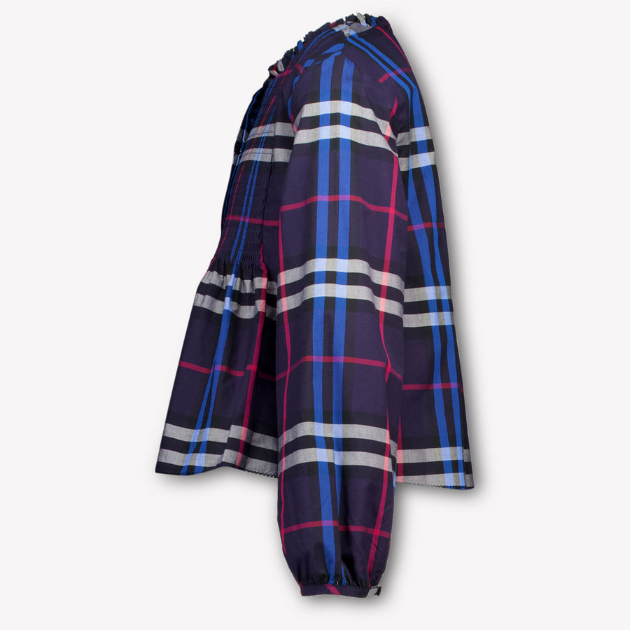 Burberry Kinder Meisjes Blouse In Donker Blauw