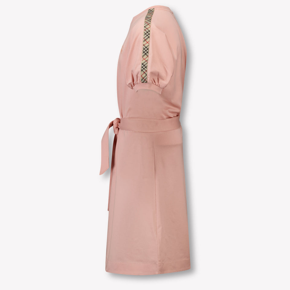Burberry Kinder Meisjes Jurk In Licht Roze