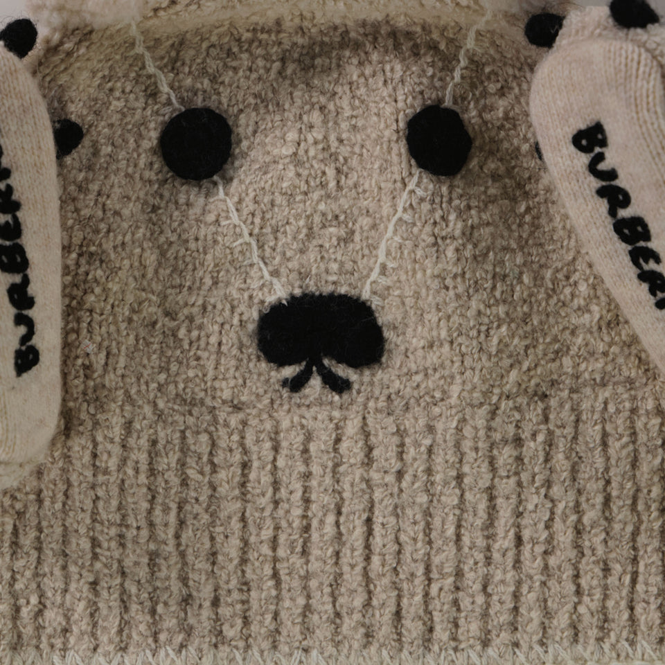 Burberry Bambino Unisex Cappello in Beige Chiaro