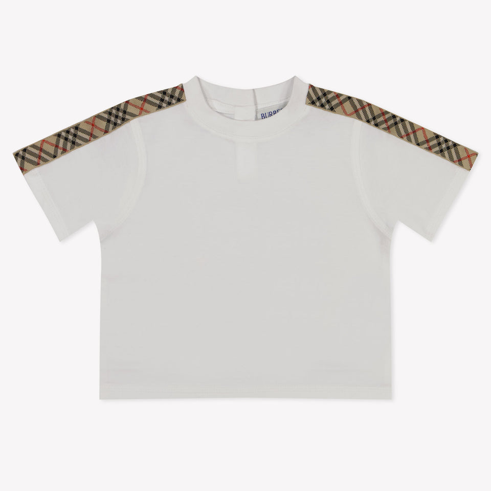 Burberry Bébé en cèdre Unisexe T-shirt dans Blanc