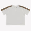 Burberry Cedar Baby Unisex T-Shirt In Weiß
