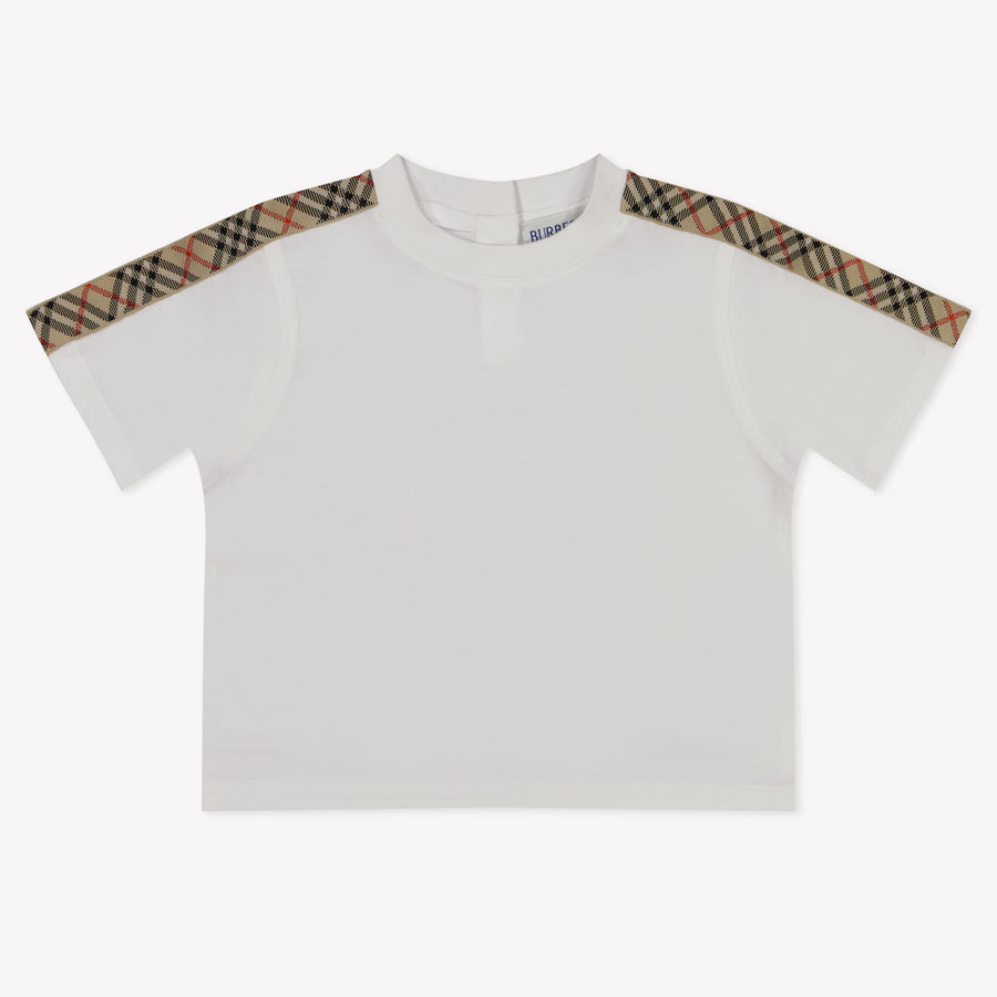 Burberry Cedar Baby Unisex T-Shirt in Weiß