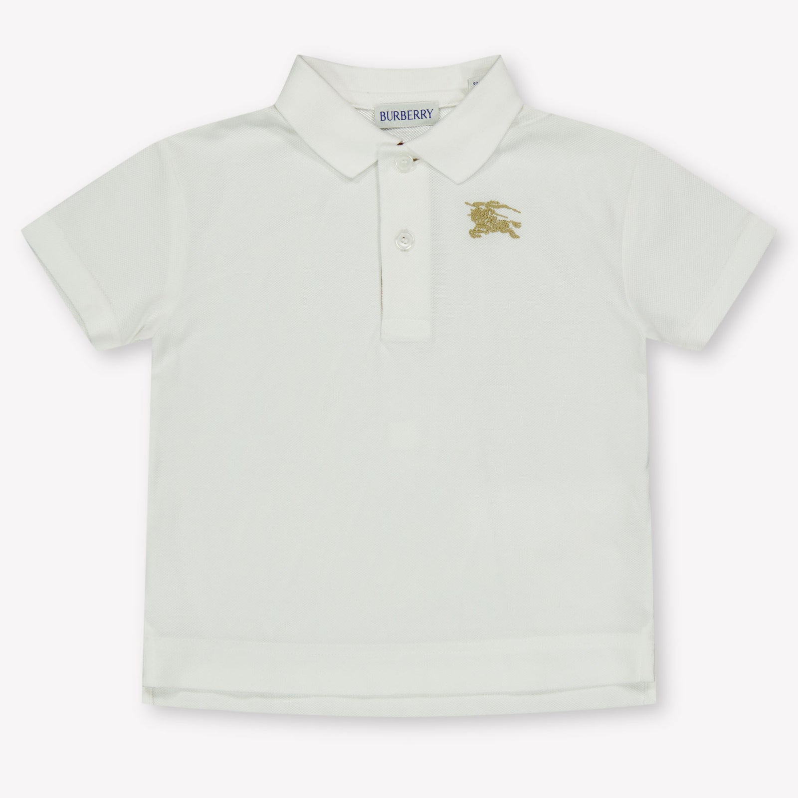 Burberry Bambino Ragazzi Polo Bianco