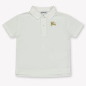 Burberry Baby Boys Polo  White