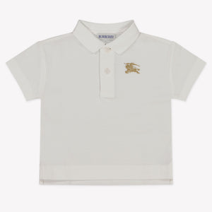 Burberry Bambino Ragazzi Polo Bianco