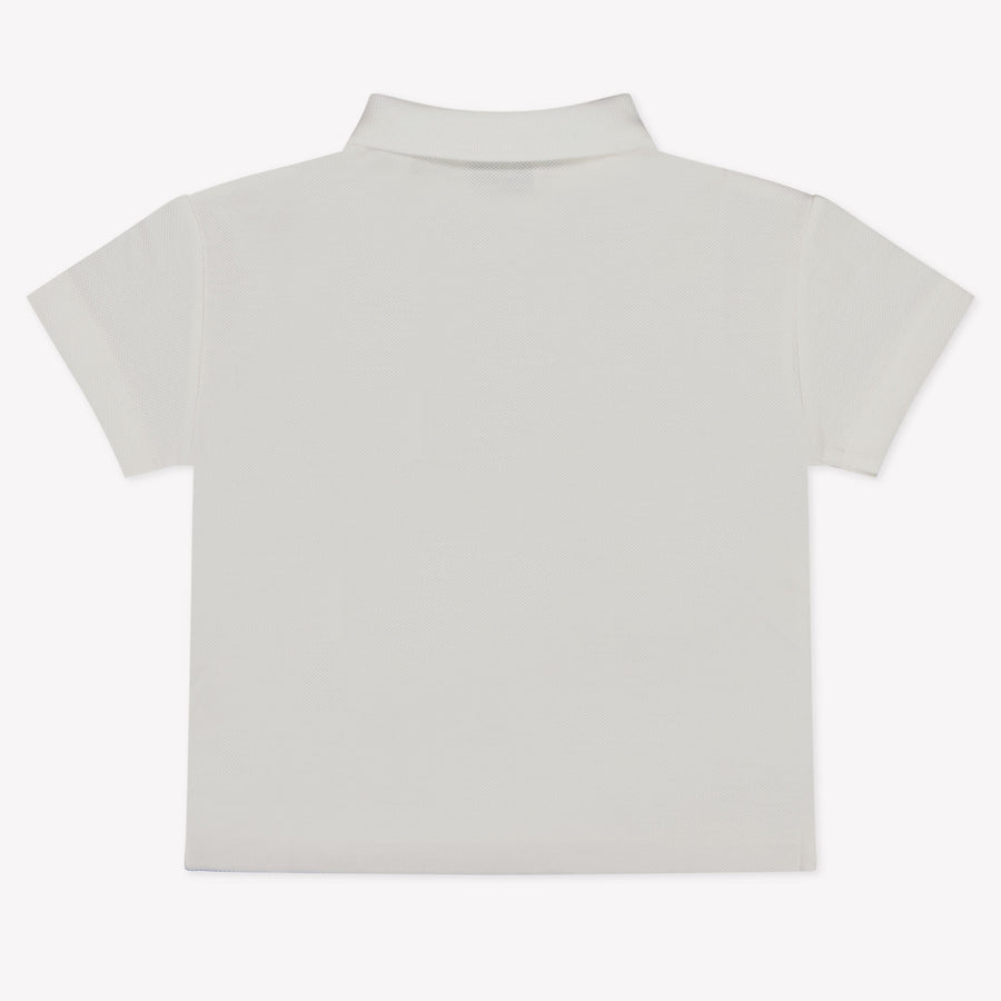 Burberry Bambino Ragazzi Polo Bianco
