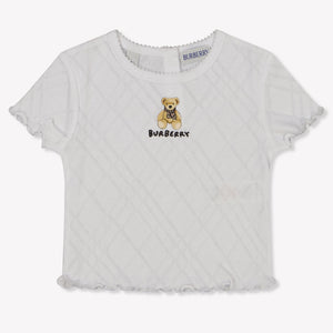 Burberry Pennybear bébé Filles T-shirt Blanc