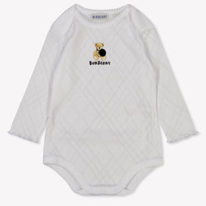 Burberry Bébé Filles Bodper dans Blanc