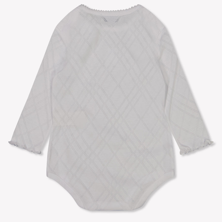 Burberry Bébé Filles Bodper dans Blanc