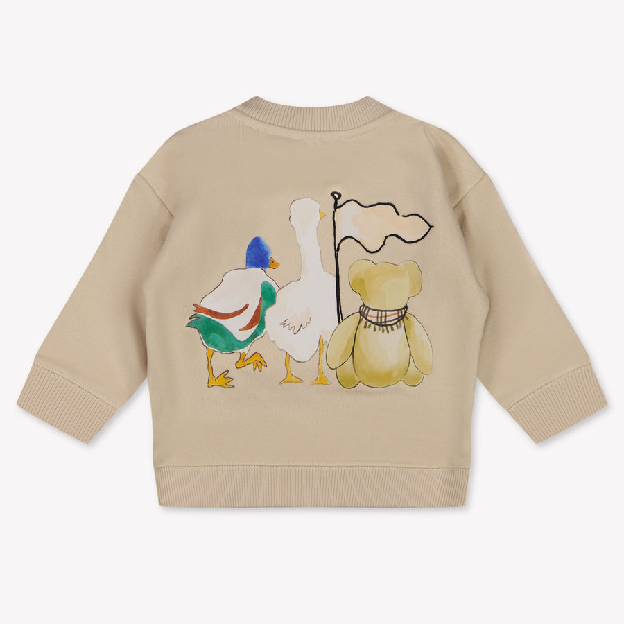 Burberry Bébé Unisexe Pull Beige Clair