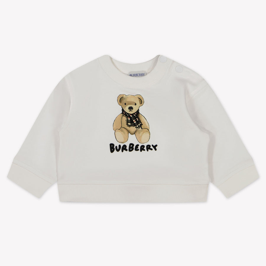 Burberry Bébé Unisexe Pull Blanc