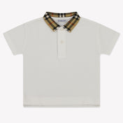 Burberry Baby Boys Polo  White