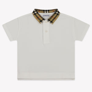 Burberry Bébé Garçons Polo Blanc
