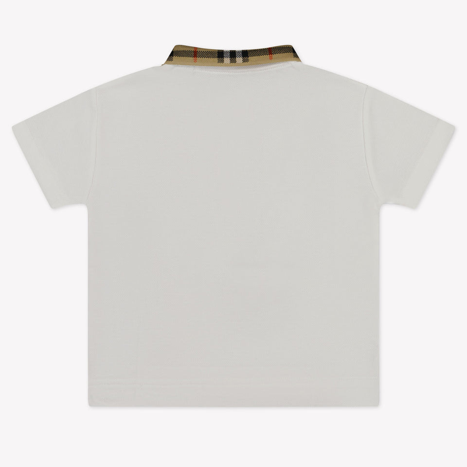 Burberry Baby Boys Polo  White