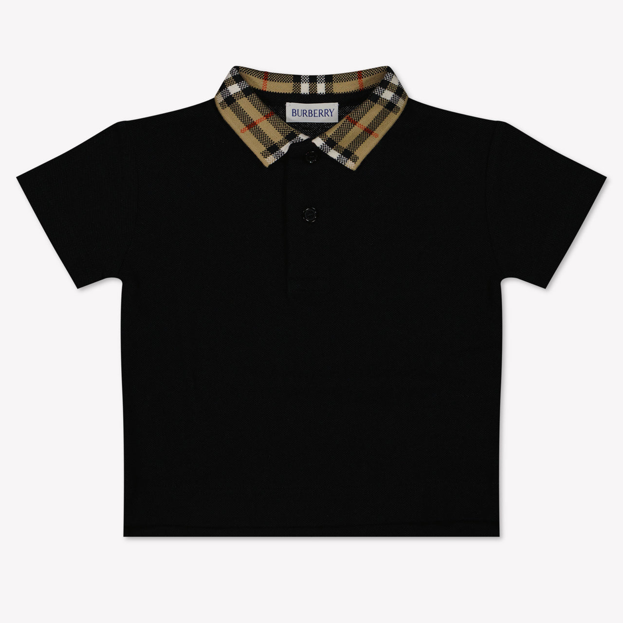 Burberry Bambino Ragazzi Polo Nero