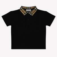 Burberry Bambino Ragazzi Polo Nero