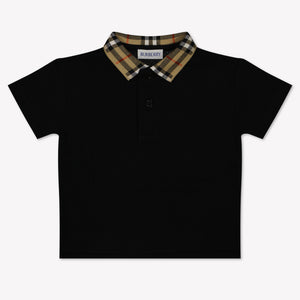 Burberry Bambino Ragazzi Polo Nero