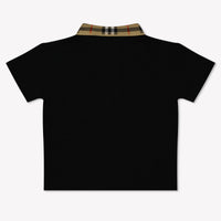 Burberry Bambino Ragazzi Polo Nero
