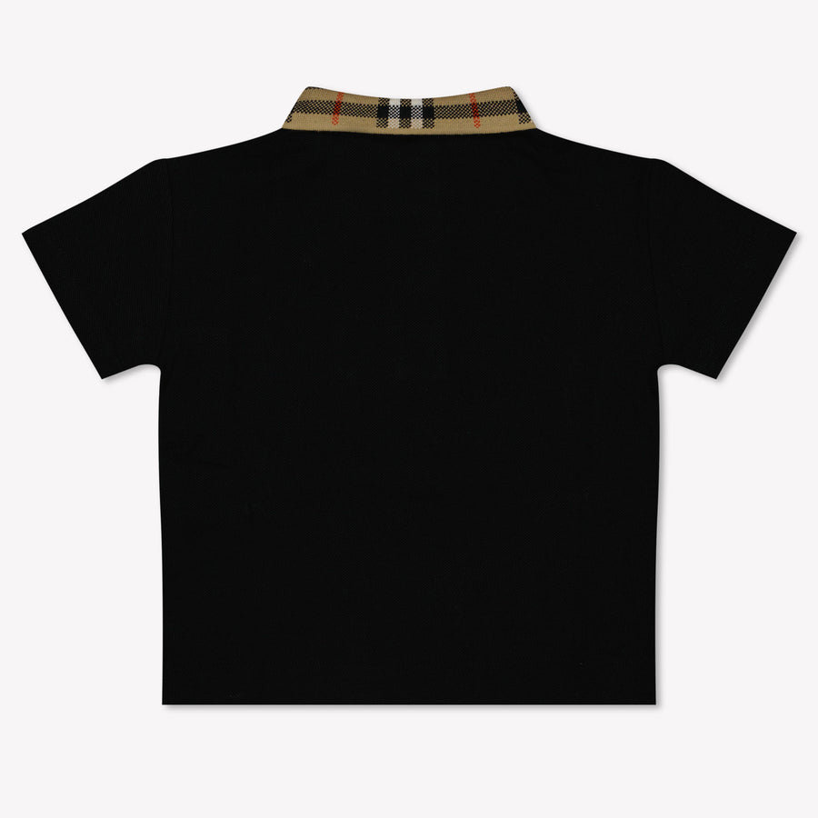 Burberry Bambino Ragazzi Polo Nero