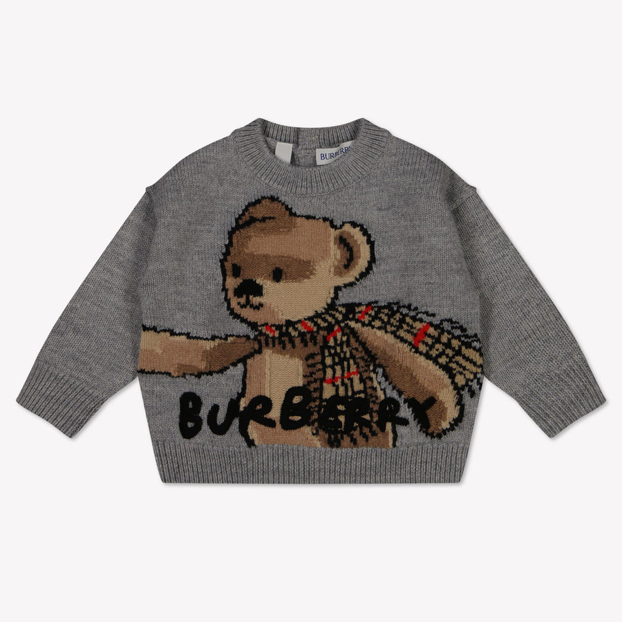 Burberry Bébé Unisexe Pull Gris