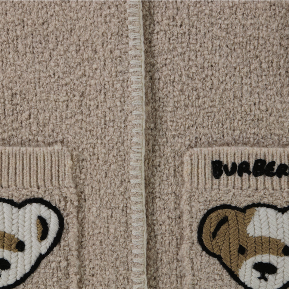 Burberry Bebé Unisex Traje de caja Beige claro