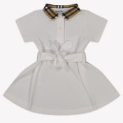 Burberry Astrid Baby Girls Dress  White