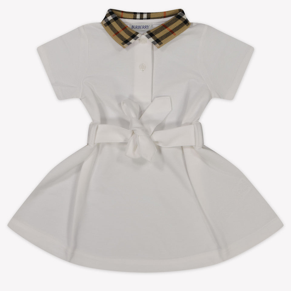 Burberry Astrid Baby Girls Dress  White