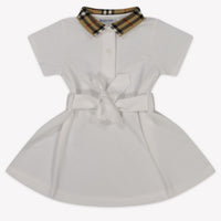 Burberry Astrid bébé Filles Robe Blanc