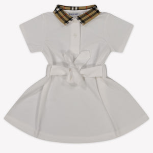 Burberry Astrid bébé Filles Robe Blanc