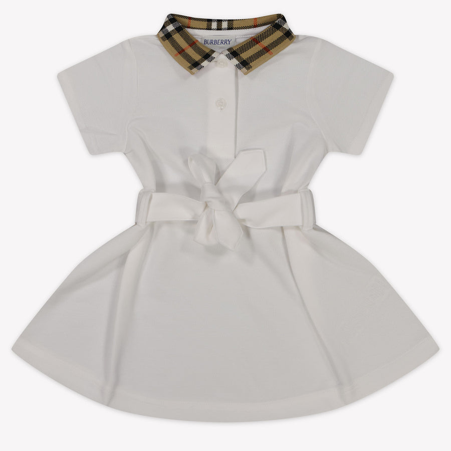 Burberry Astrid bébé Filles Robe Blanc