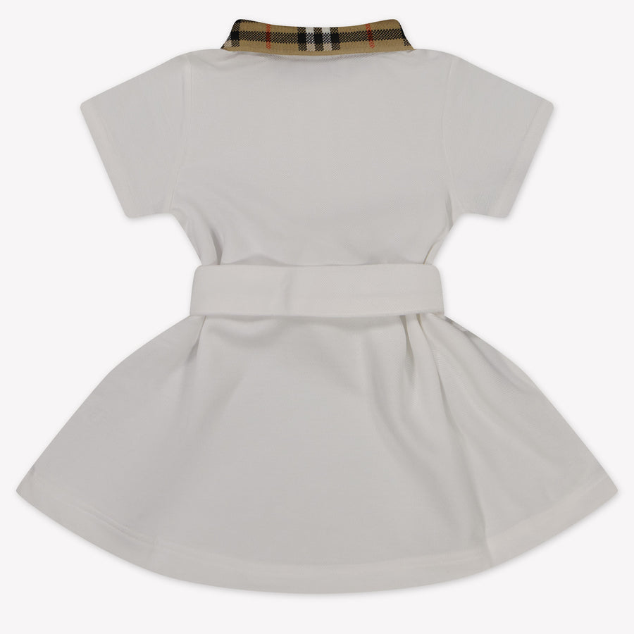 Burberry Astrid bébé Filles Robe Blanc