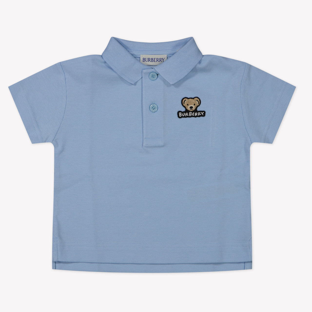 Burberry Bébé Garçons Polo Bleu Clair