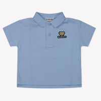 Burberry Bébé Garçons Polo Bleu Clair