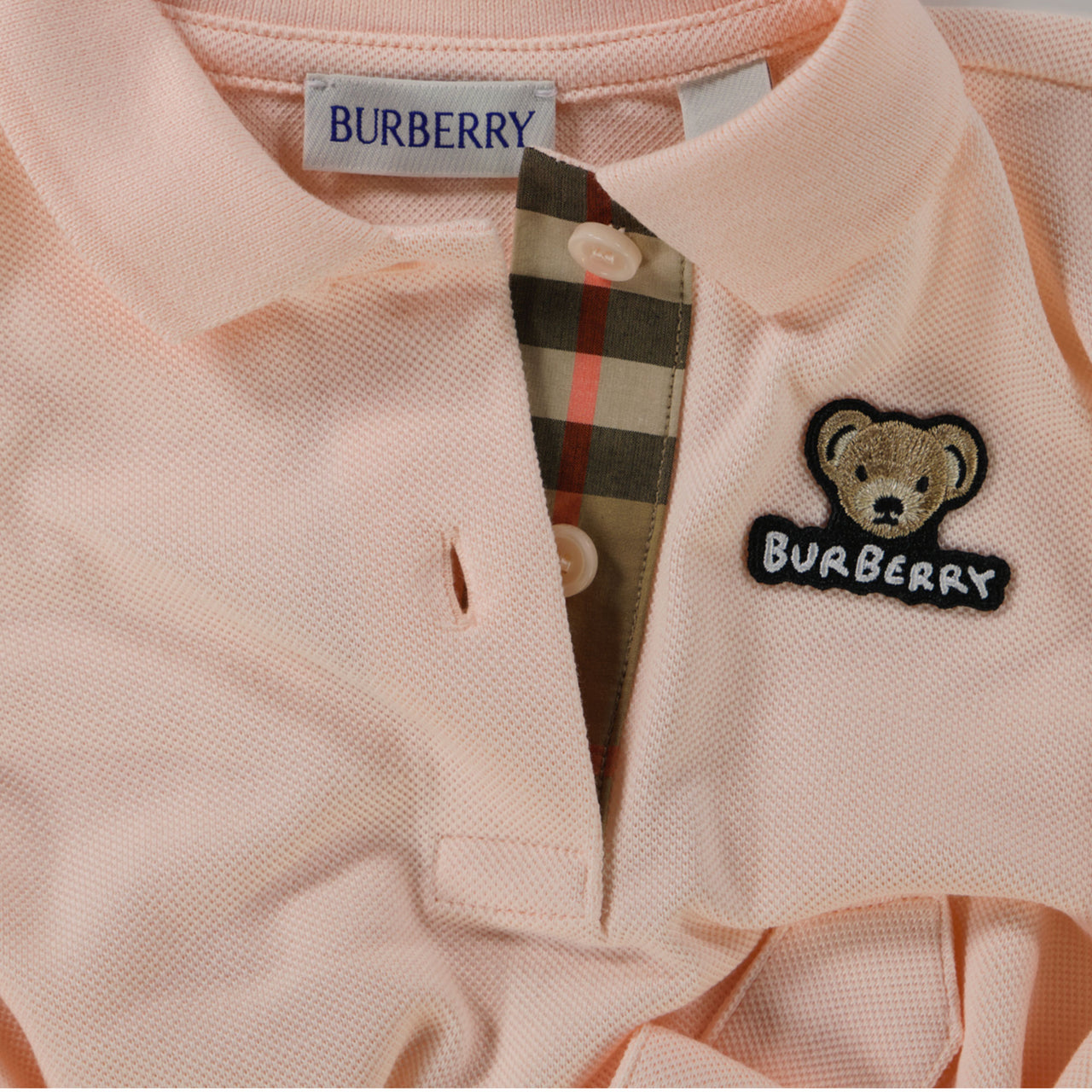 Burberry Bébé Filles Robe Rose Léger