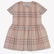 Burberry Rose Baby Meisjes Jurk In Licht Roze