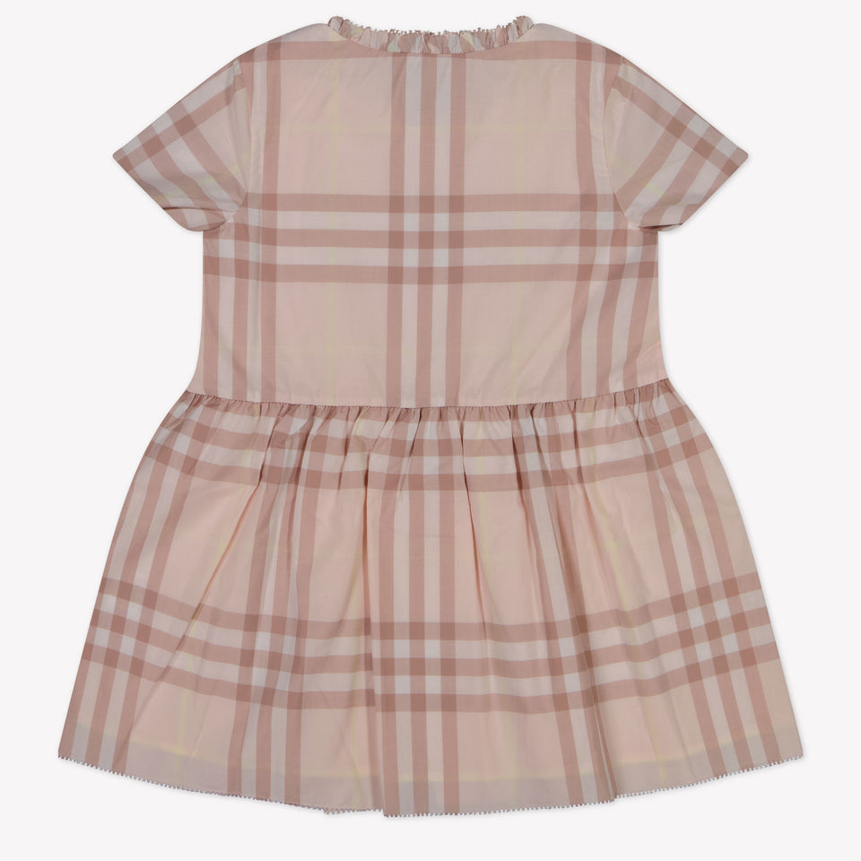 Burberry Rose Baby Meisjes Jurk In Licht Roze
