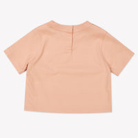 Burberry Bébé Filles T-shirt Rose Léger