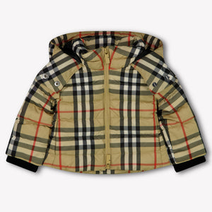 Burberry Bébé Filles Veste d'hiver Beige