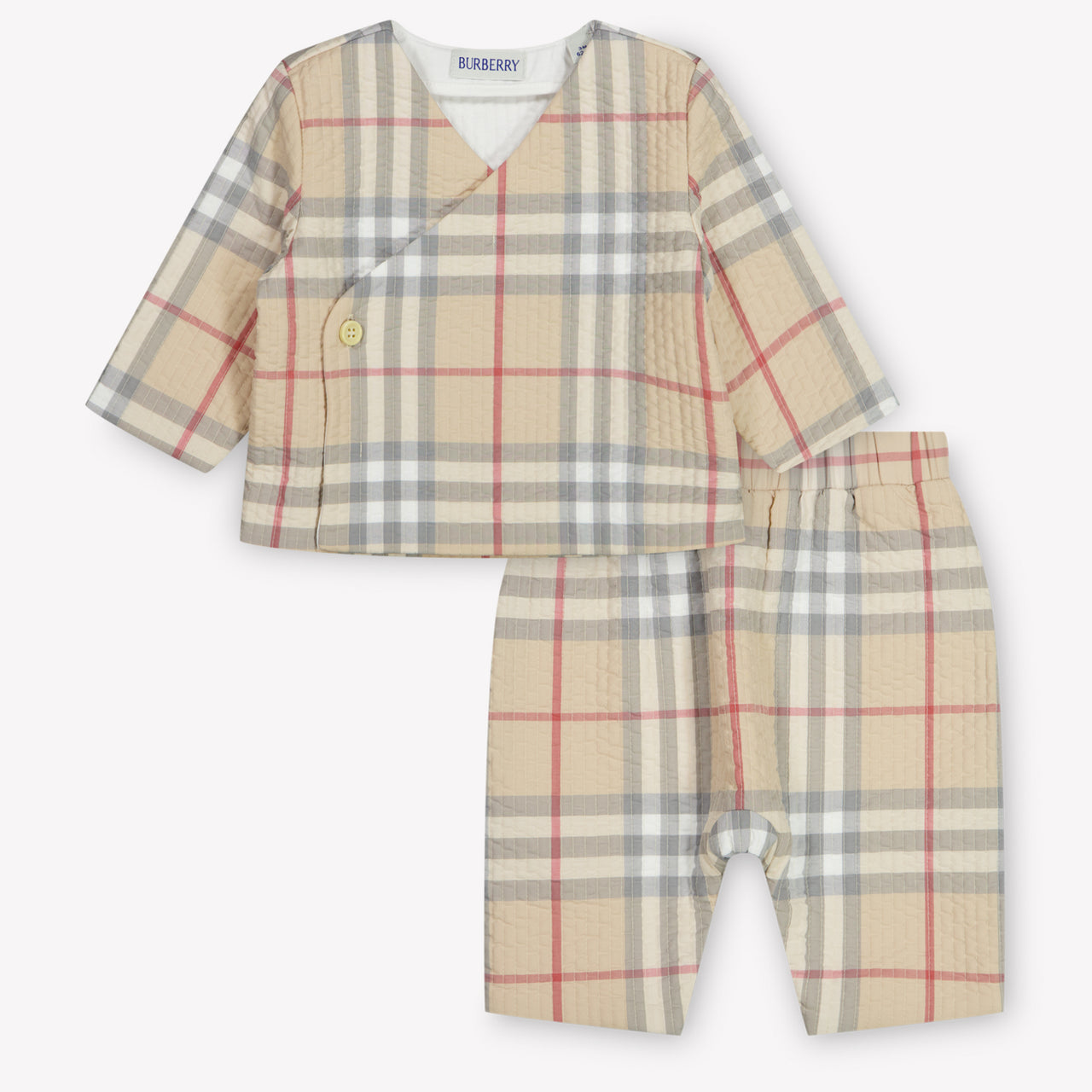 Burberry Bebé Unisex Traje de caja Beige claro