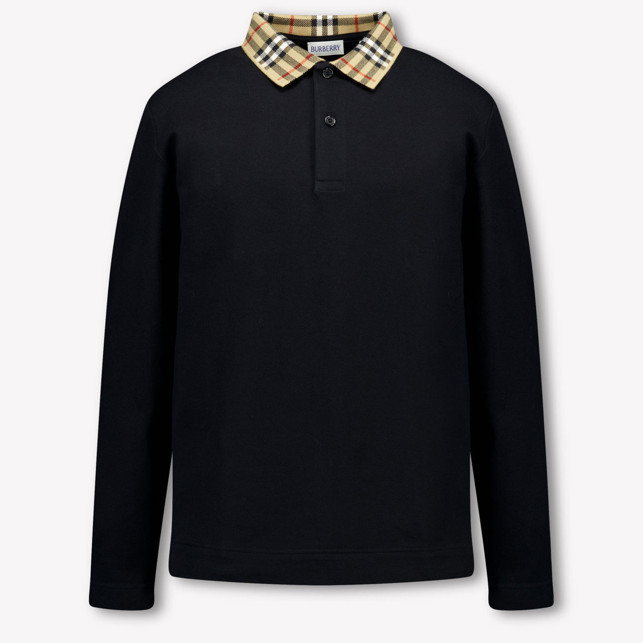 Burberry Ragazzo Ragazzi Polo Nero