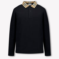 Burberry Ragazzo Ragazzi Polo Nero