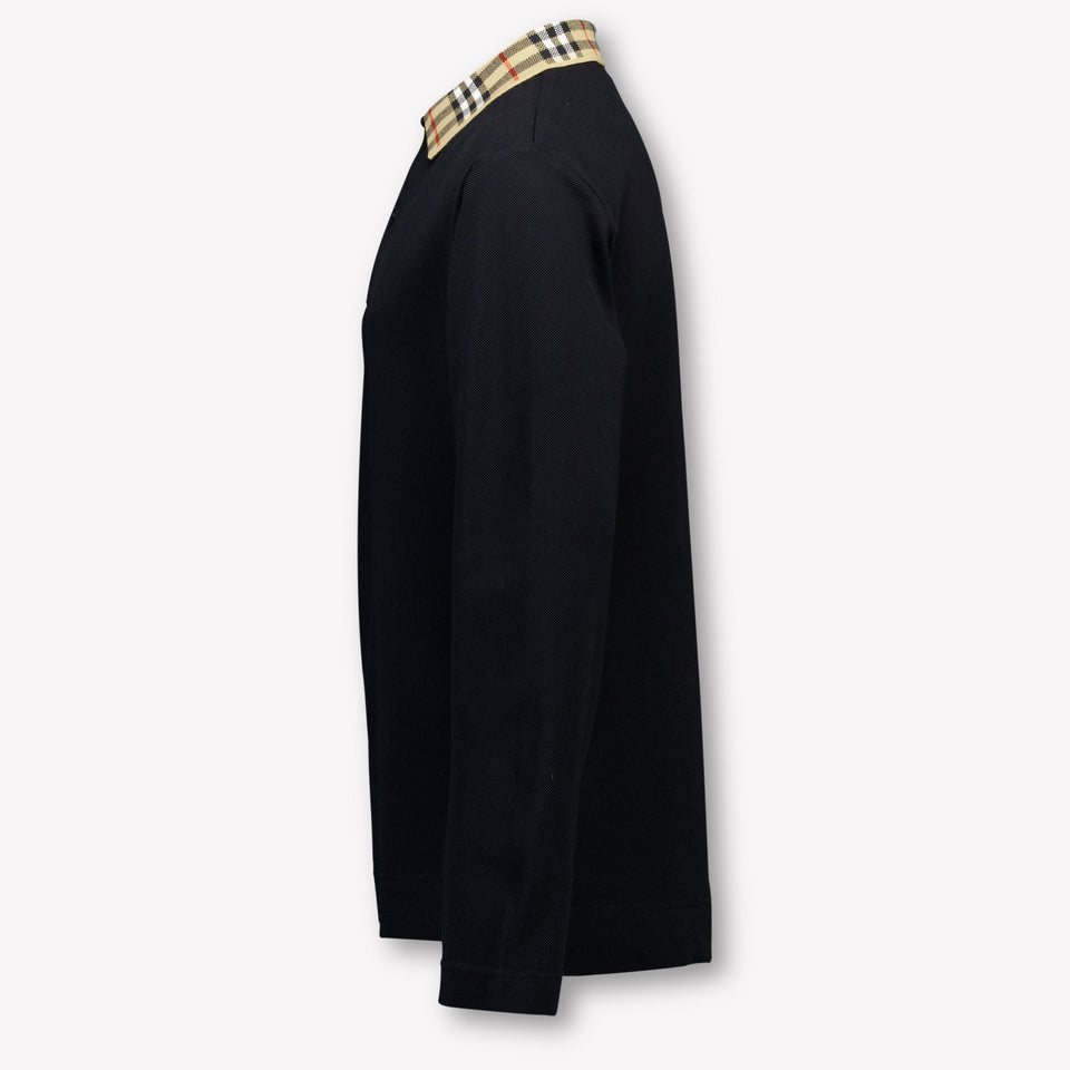 Burberry Kinder Jongens Polo In Zwart