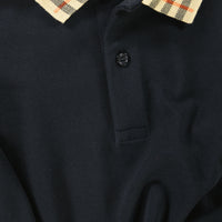 Burberry Ragazzo Ragazzi Polo Nero
